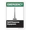 Signmission ANSI Emergency, Decal, 10" x 7", Landscape, Spill Response Equipment, Spill Response Equipment OS-ES-D-710-L-19910 - alternate 1